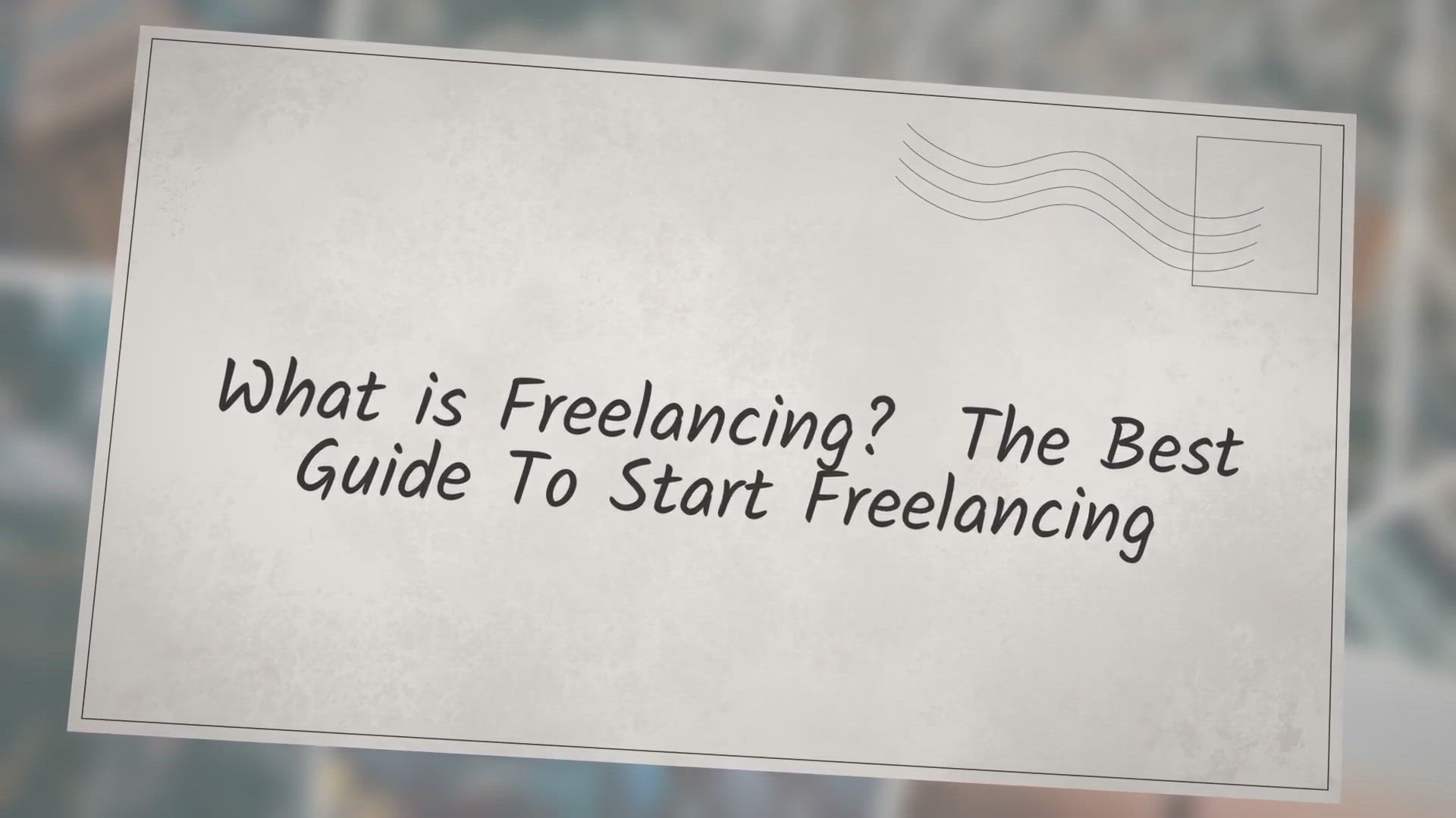 Video thumbnail for What is Freelancing? The Best Guide To Start Freelancing