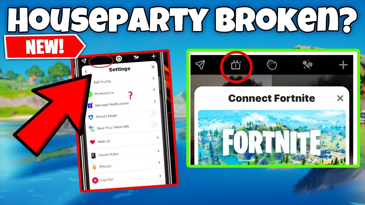 Video thumbnail for How To Link Houseparty To Fortnite NOT WORKING?