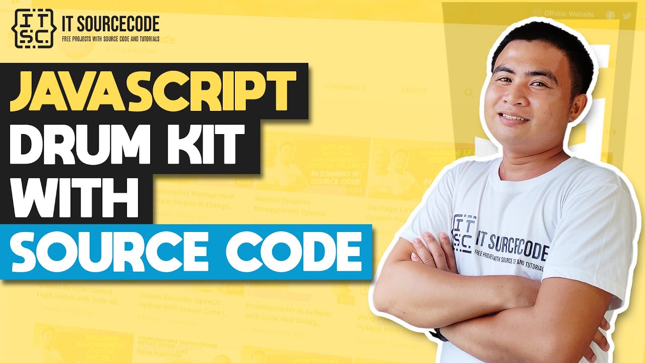 'Video thumbnail for Javascript Drum Kit with Source Code | Javascript Projects with Source Code'