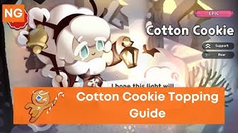 'Video thumbnail for Cotton Cookie Toppings Build (Cookie Run Kingdom)'