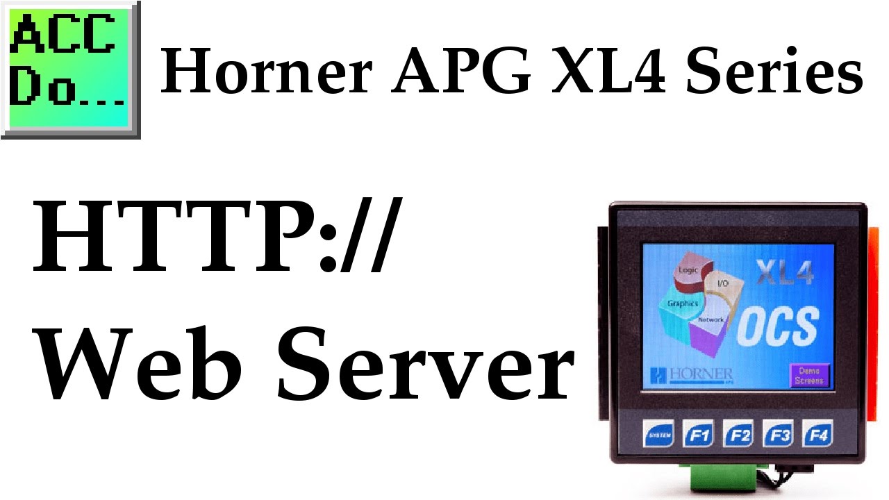 'Video thumbnail for Horner XL4 HTTP Web Server'