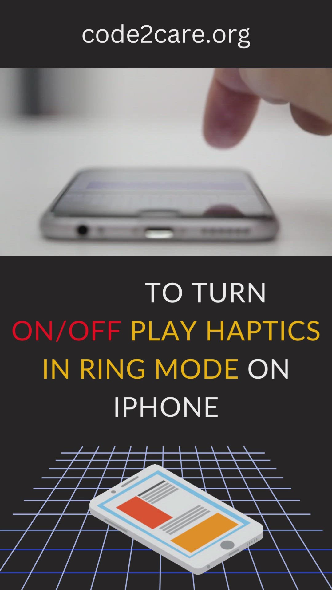 'Video thumbnail for How to turn on/off Play Haptics in Ring Mode on iPhone'