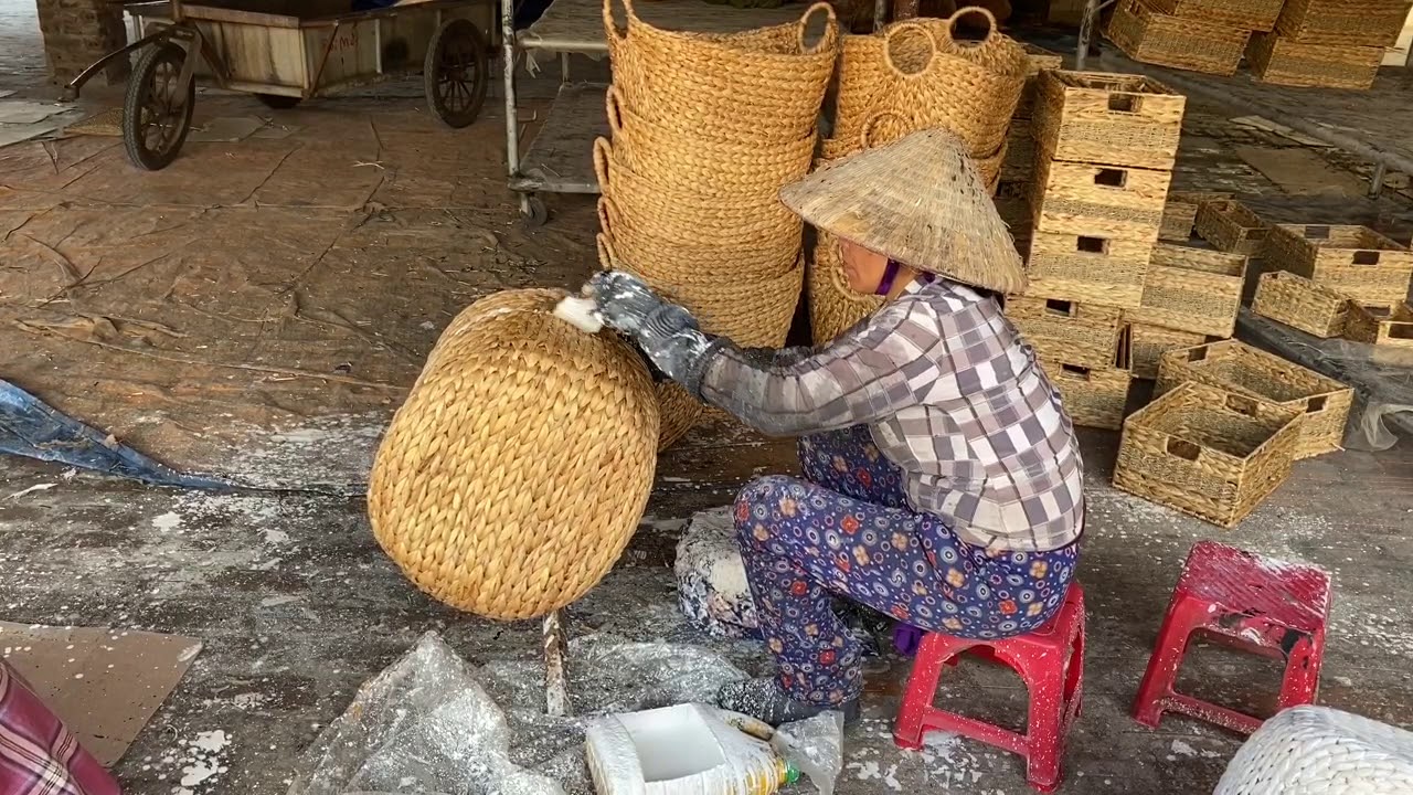 'Video thumbnail for Basket Weaving - Final Production Process'