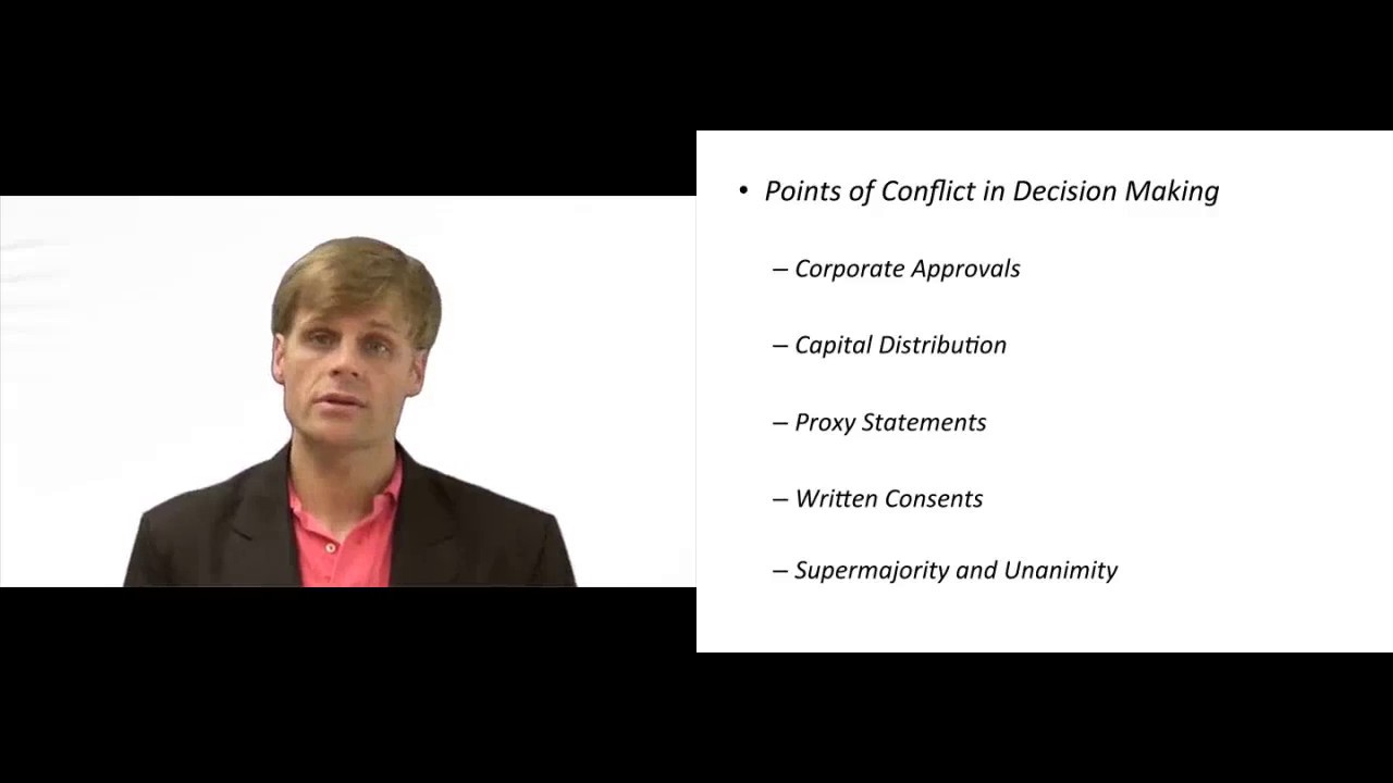 'Video thumbnail for Decison Making and Corporate Governance Issues'