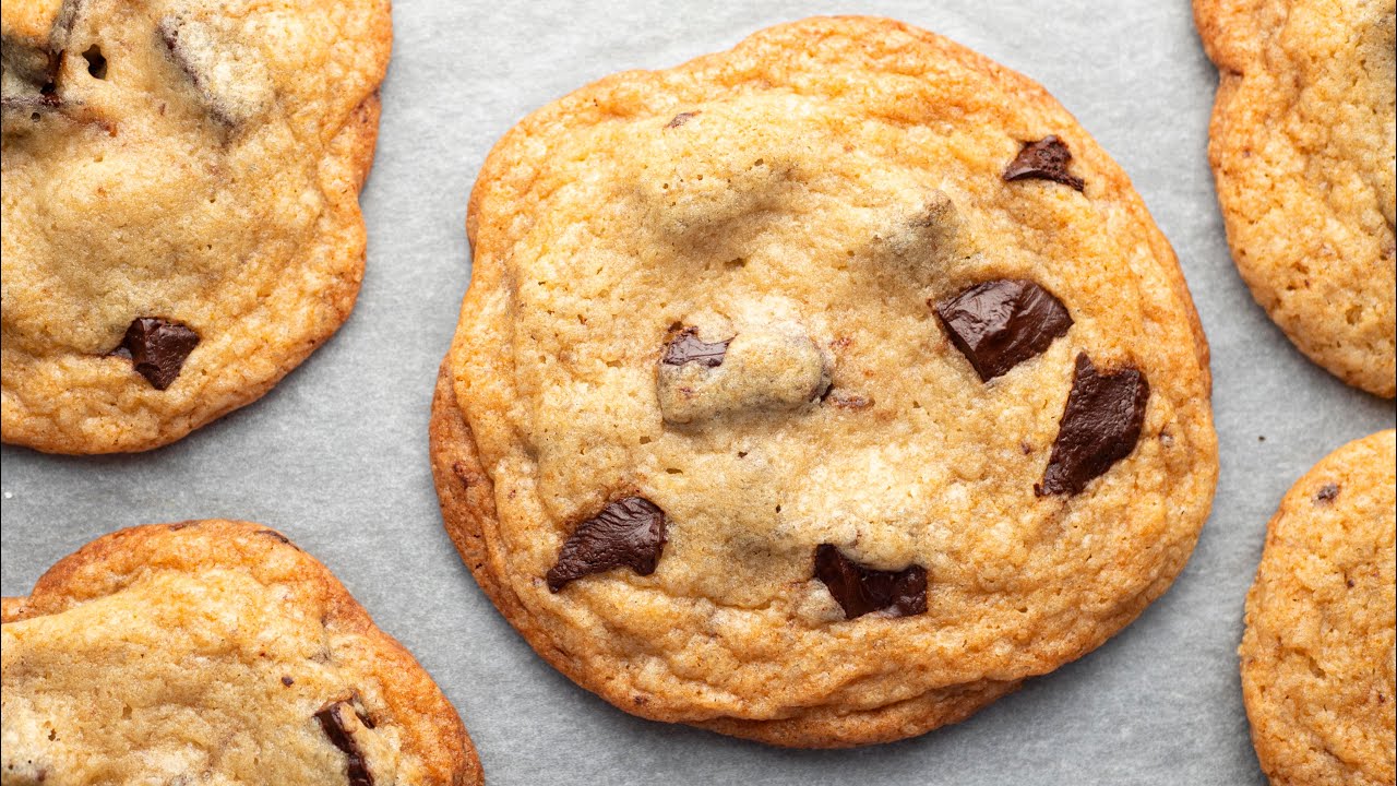 Video thumbnail for The Best Soft & Chewy Chocolate Chip Cookies