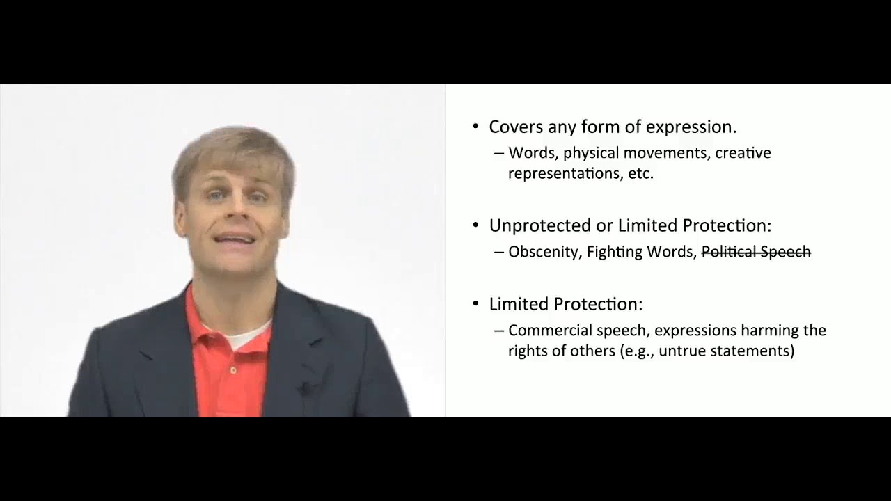 'Video thumbnail for Freedom of Speech'