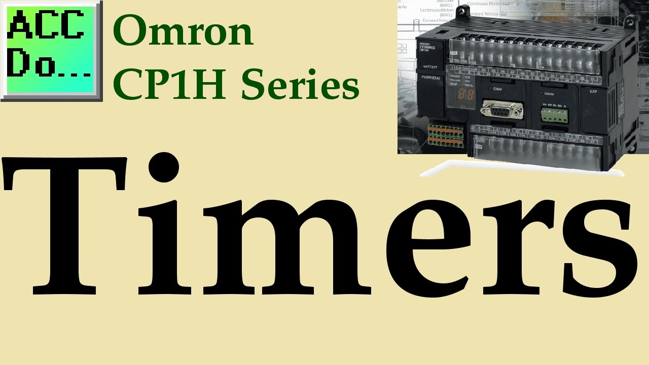 'Video thumbnail for Omron CP1H PLC Programming Timers'