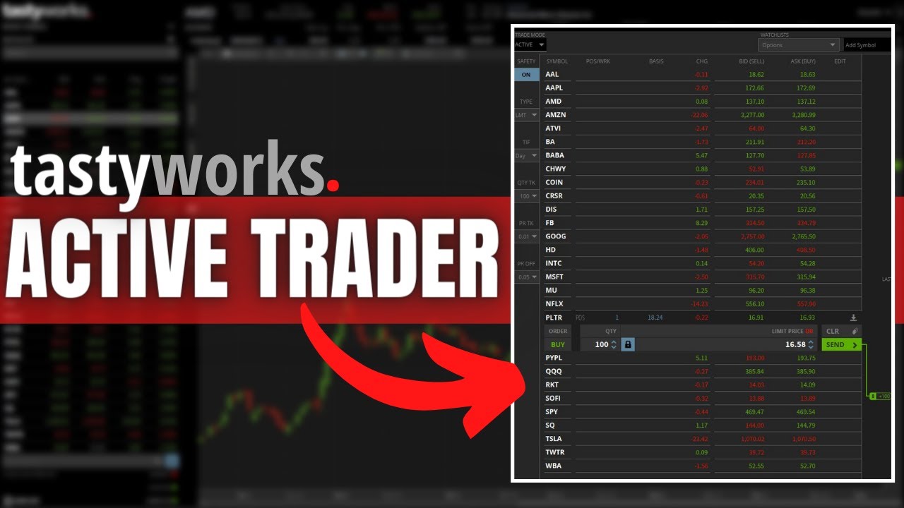 'Video thumbnail for Fastest Way to Trade Stock on Tastyworks | Active Trader Tutorial for Day Trading'