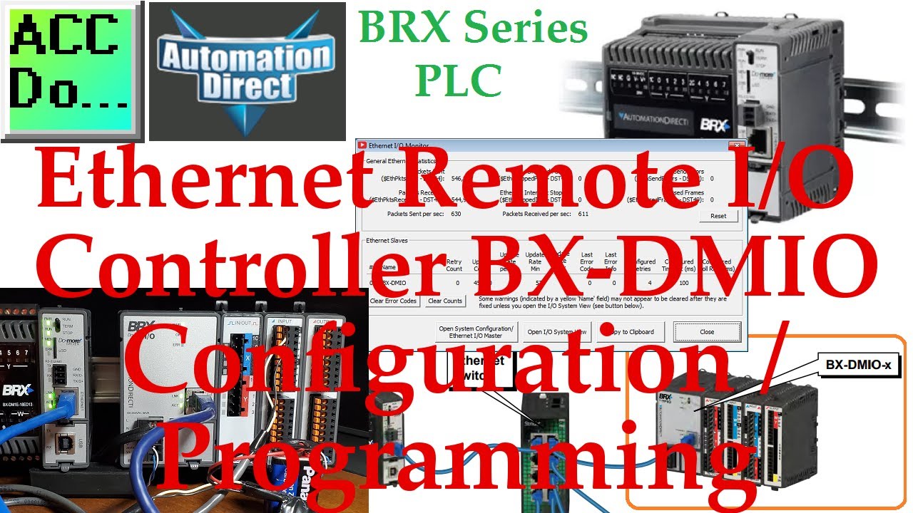 'Video thumbnail for BRX Do-More PLC Ethernet Remote IO Controller BX-DMIO'