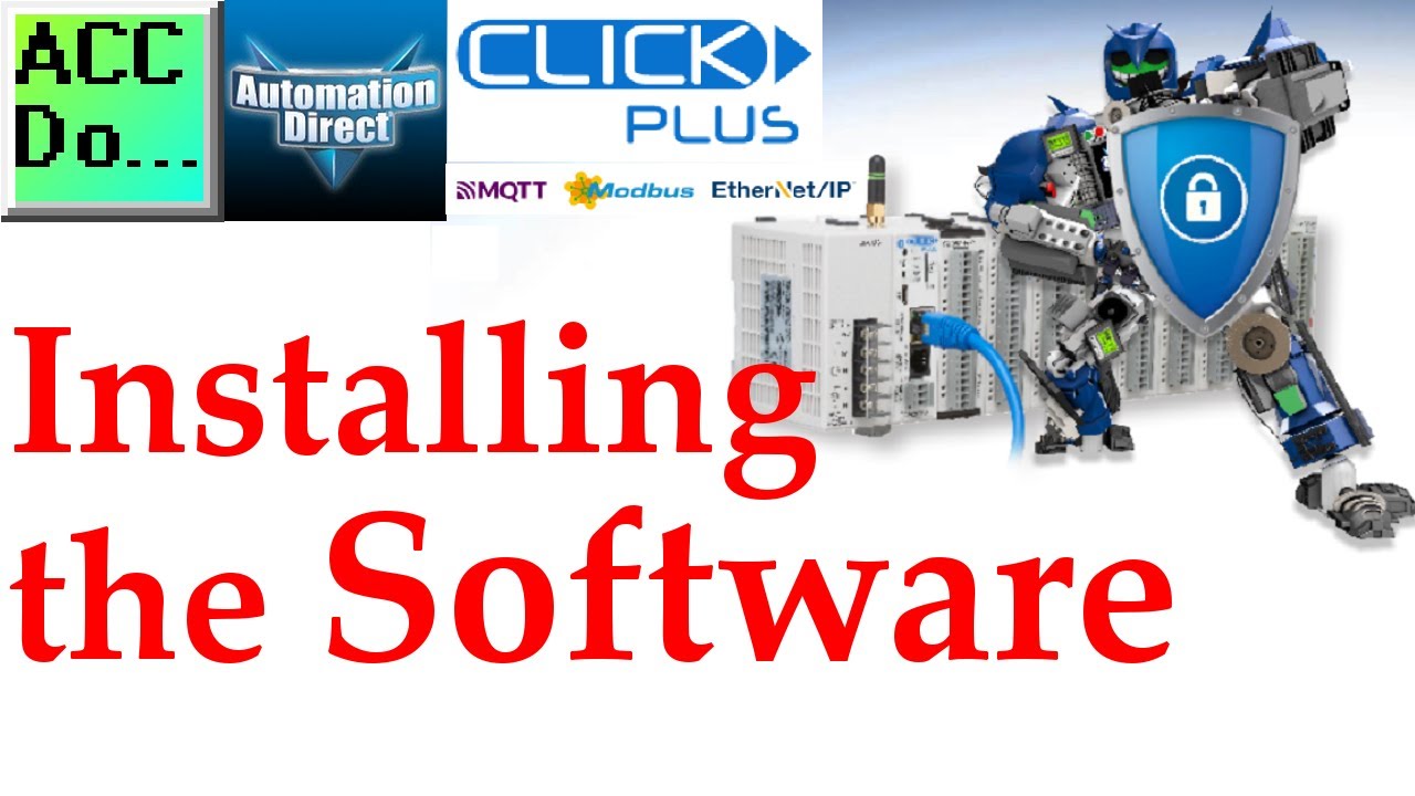 'Video thumbnail for Click Plus PLC Software Installation'
