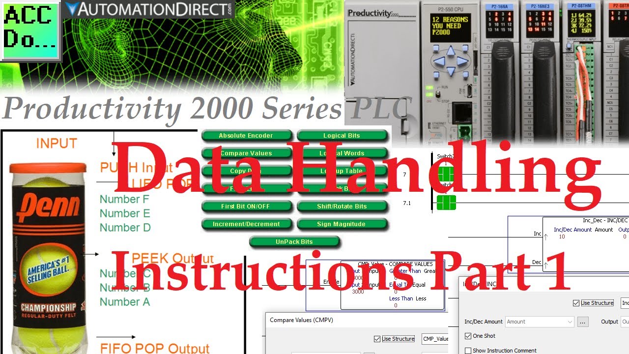 'Video thumbnail for Productivity 2000 PLC Data Handling Part 1'