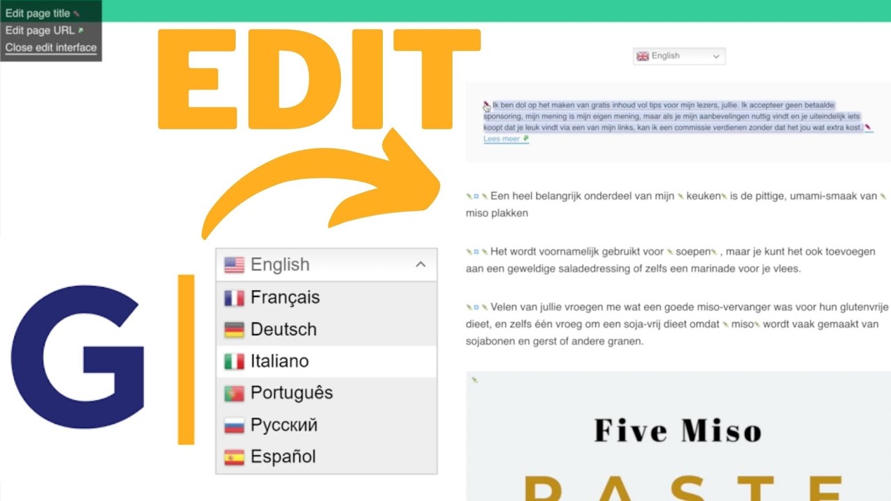 Video thumbnail for Gtranslate Edit Translation: Complete Tutorial from a REAL USER