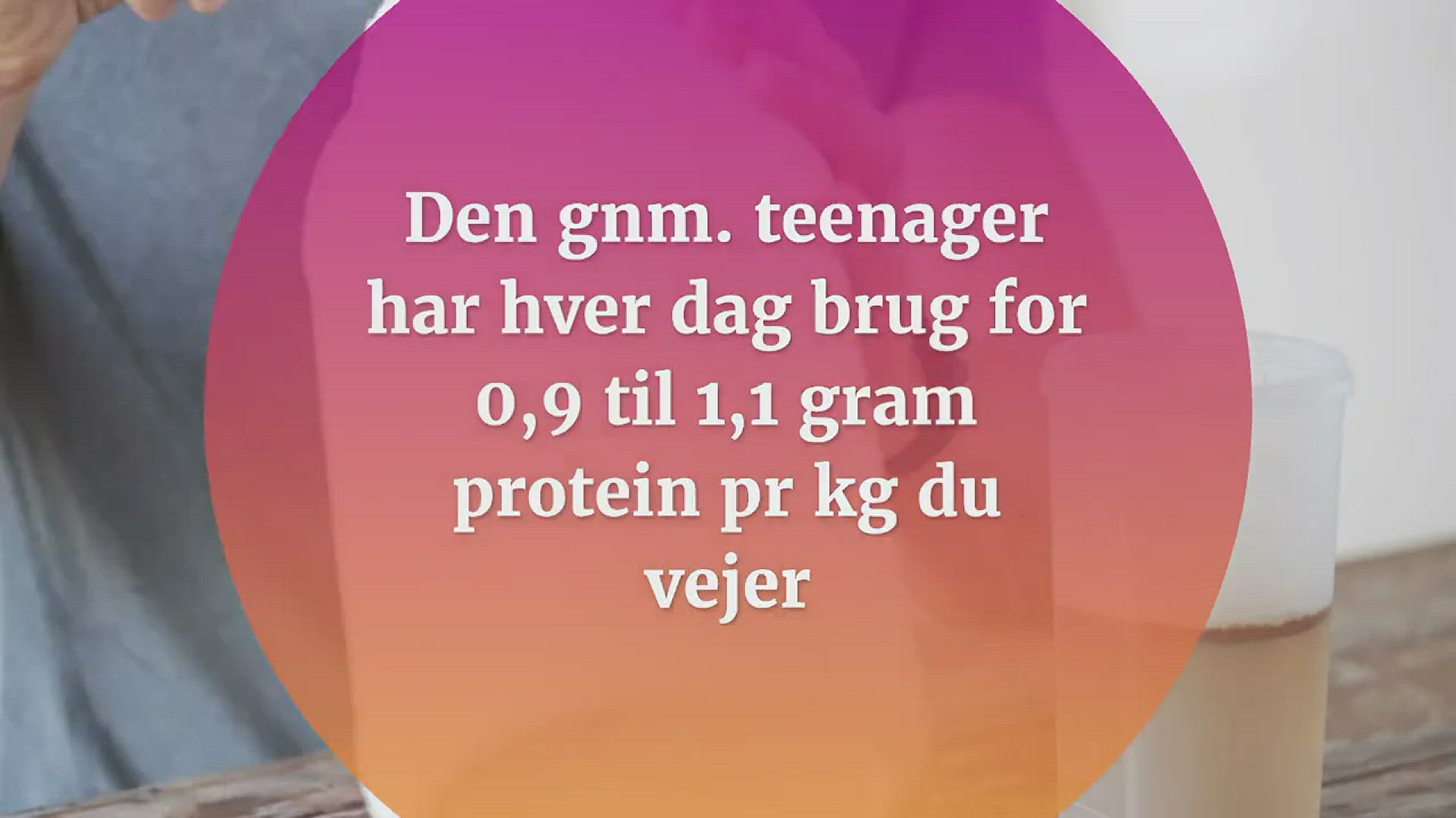 Video thumbnail for Proteinpulver til teenagere