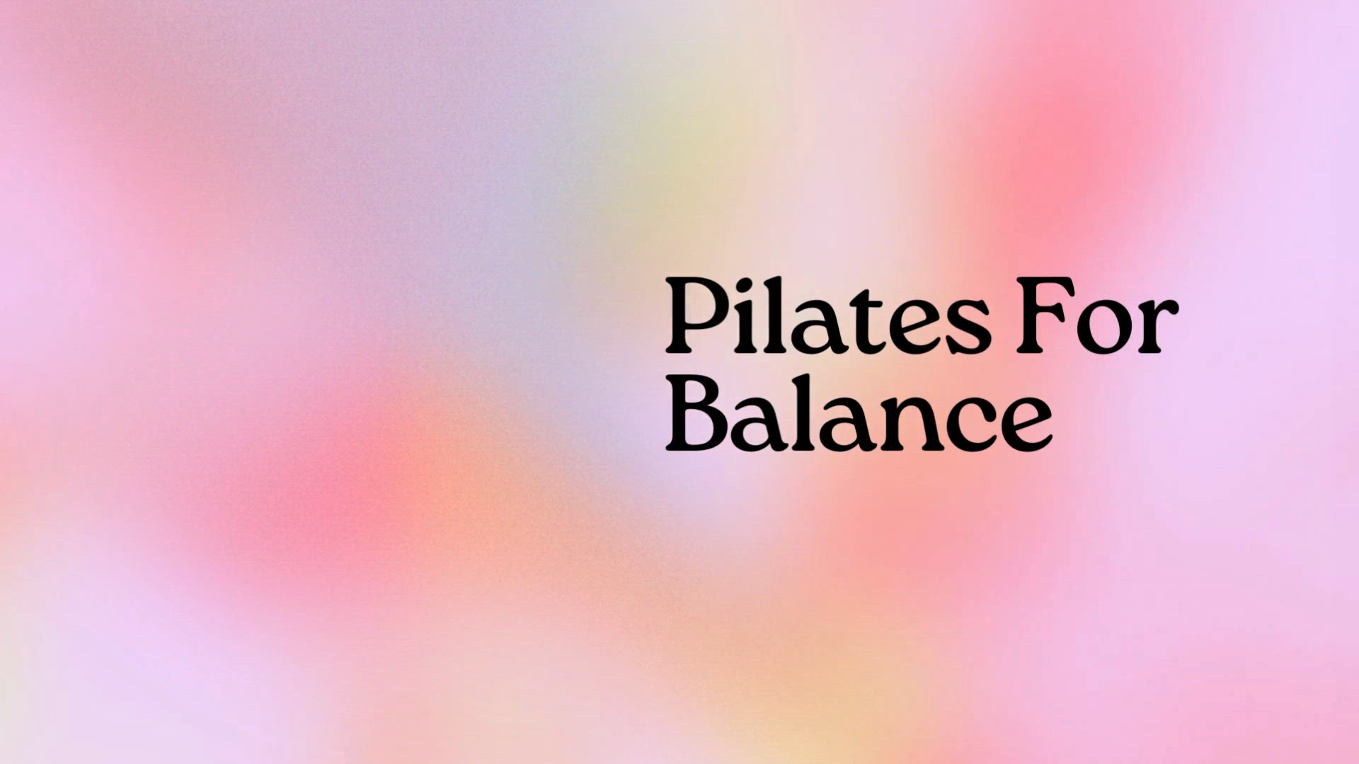 Video thumbnail for Pilates For Balance: How It Works And What To Expect?