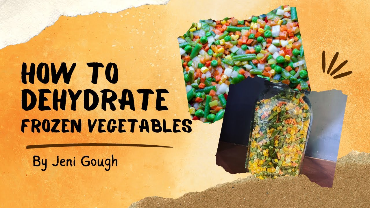 Video thumbnail for How To Dehydrate Frozen Vegatables // Jeni Gough