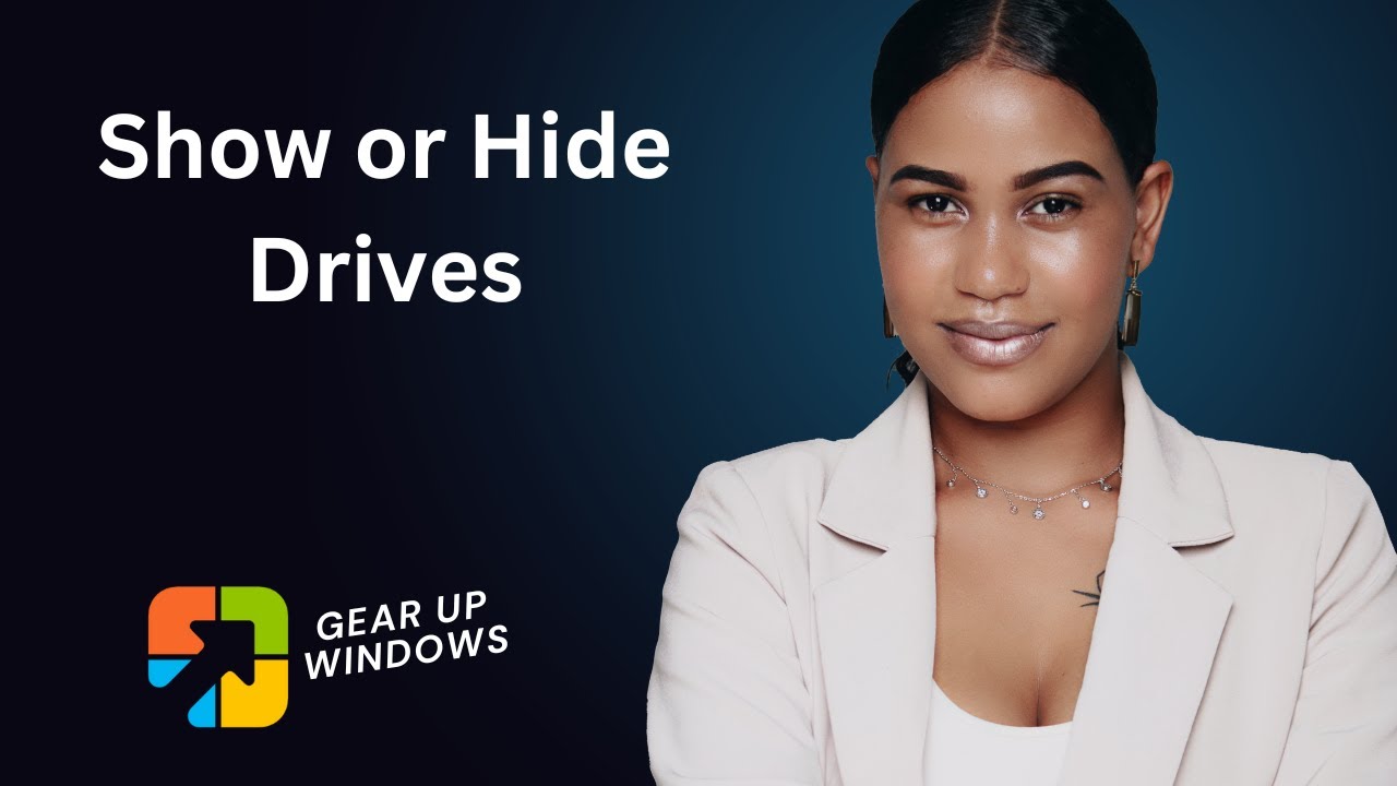 'Video thumbnail for How to Show or Hide Drives in Windows 11?'