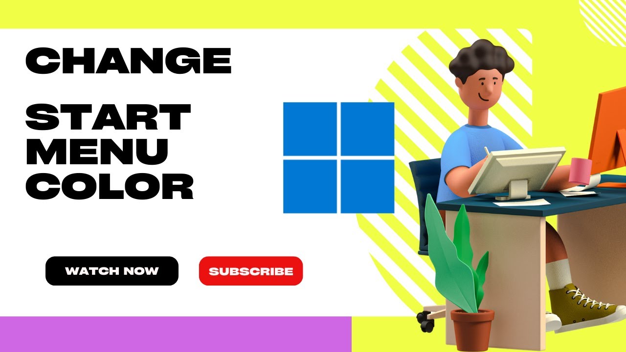 'Video thumbnail for How to Change Windows 11 Start Menu Color'