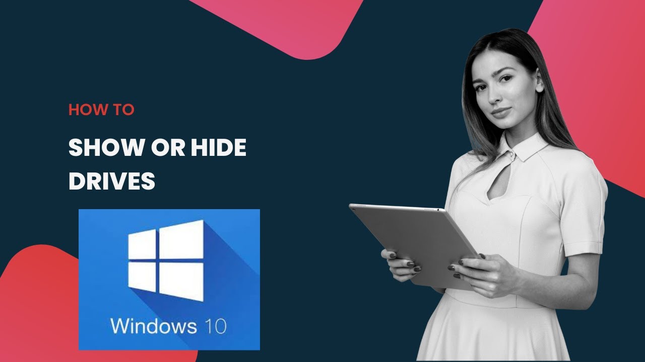 'Video thumbnail for How to Show or Hide Drives in Windows 10?'