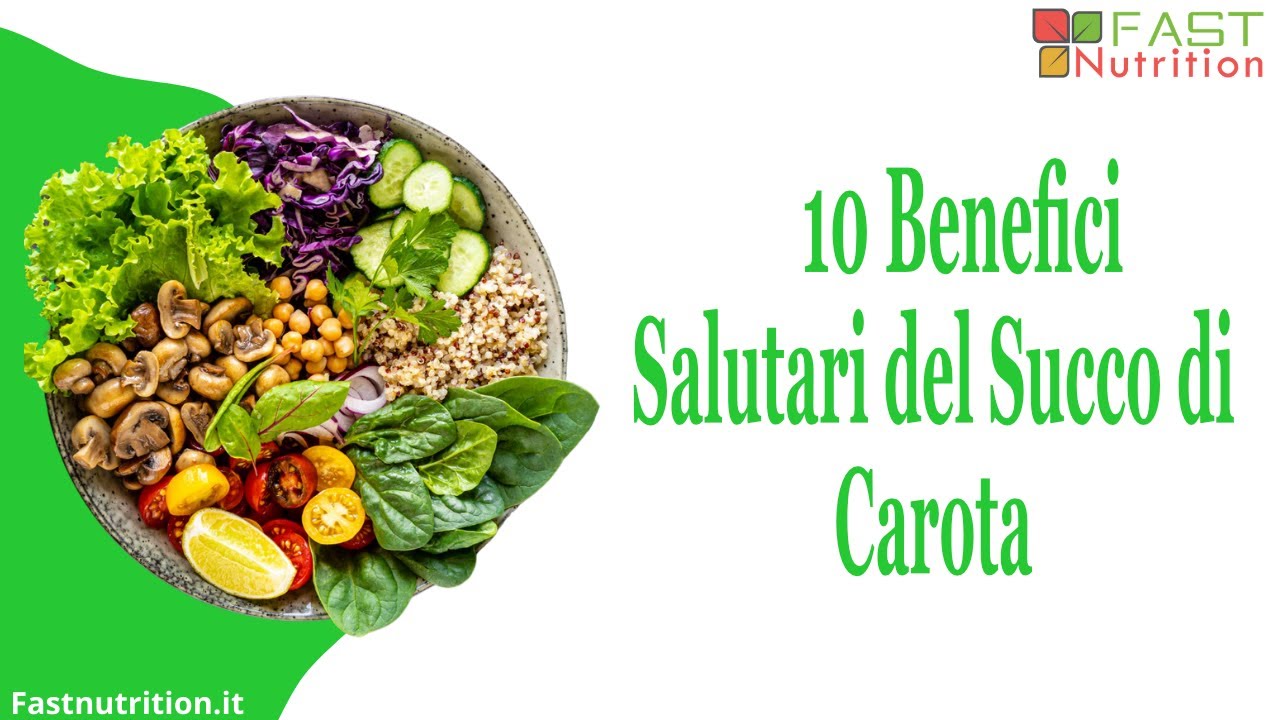 Video thumbnail for 10 Benefici Salutari del Succo di Carota