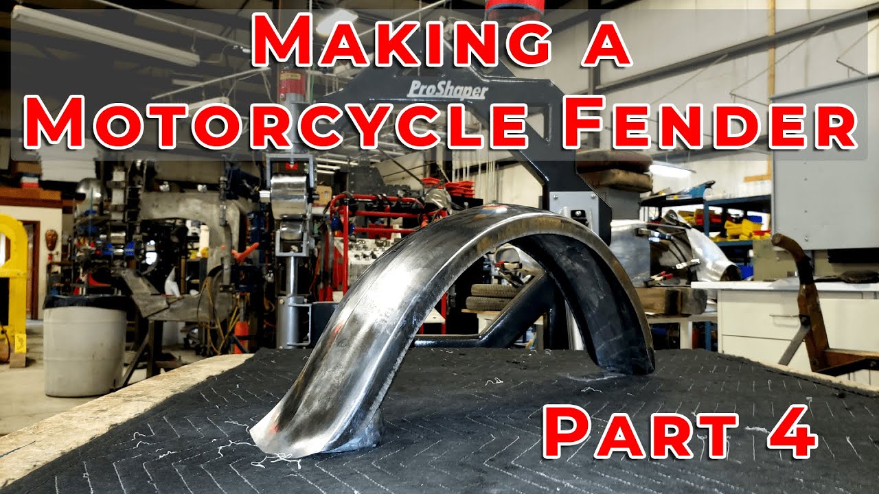 Video thumbnail for How to Make a Motorcycle fender (Part 4): Shrinking, Planishing and Re-designing