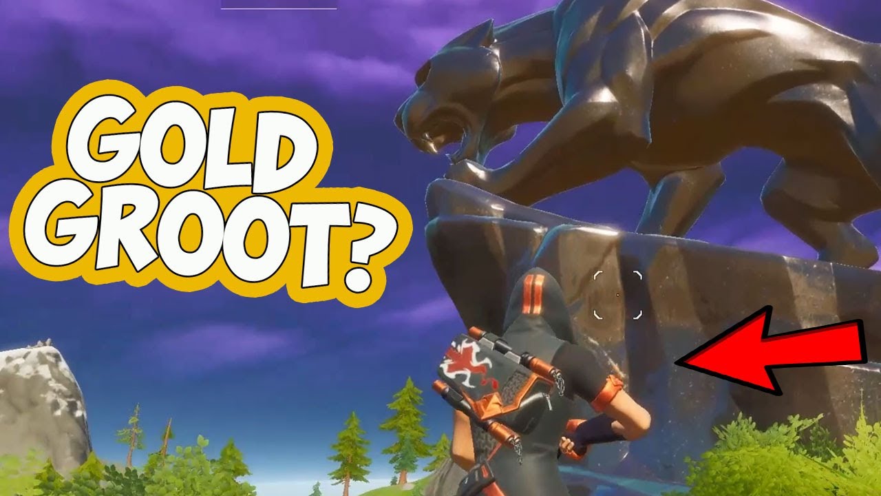 Video thumbnail for NEW Rifts, Panther POI, Skin, Golden Groot & Returning POI?  New Fortnite Update Today