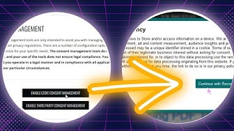 'Video thumbnail for How To Make Your Website GDPR / CCPA Compliant? A Free One Click Solution: Ezoic Cookie Consent App'