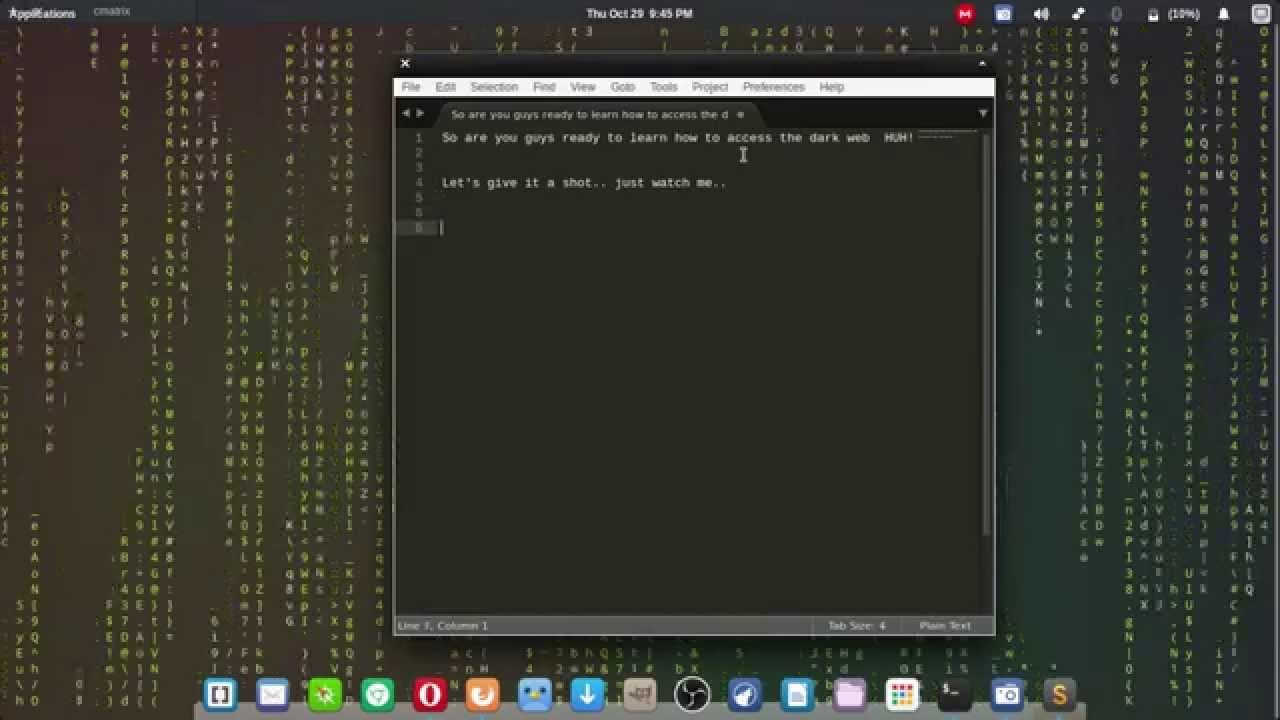 Video thumbnail for How to access the Dark web AKA Deep web (Dark world of the internet)