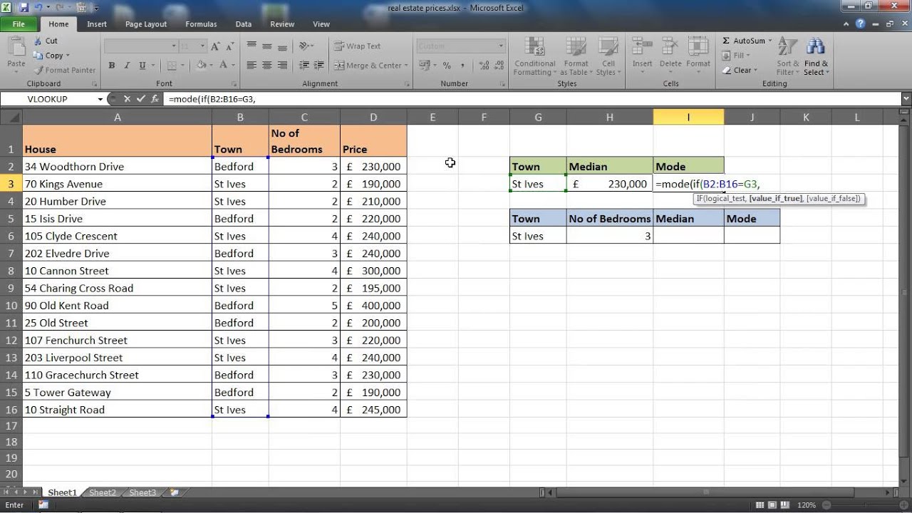 Video thumbnail for Median and Mode Using Multiple Conditions in Excel