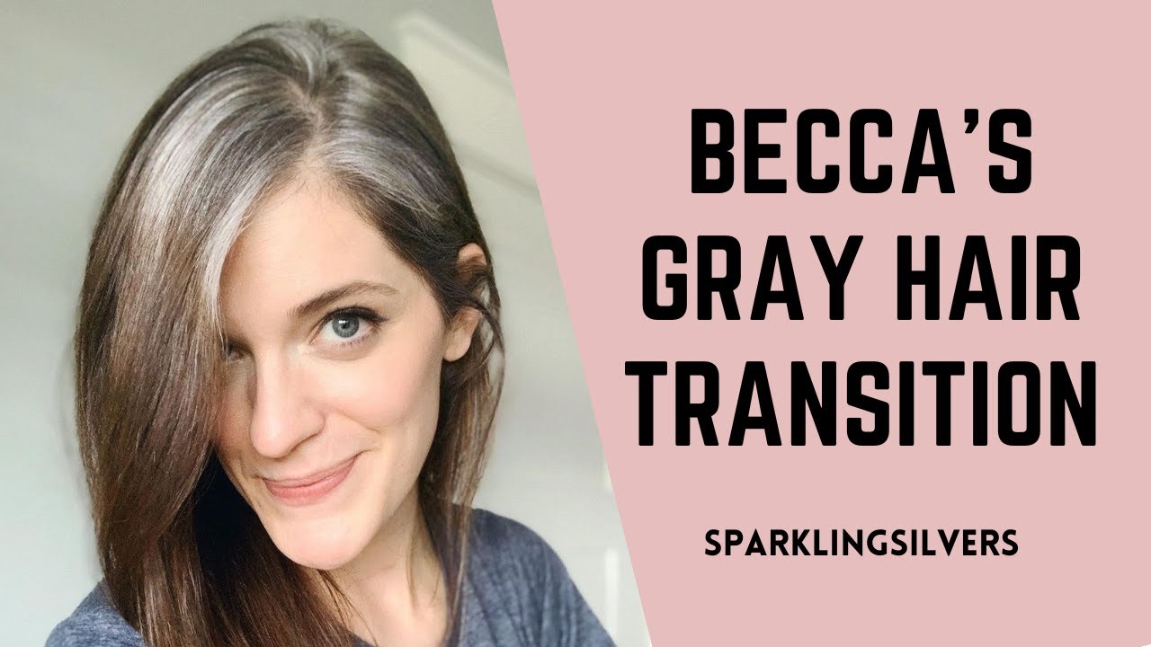 'Video thumbnail for GRAY HAIR TRANSITION STORY | BECCA'