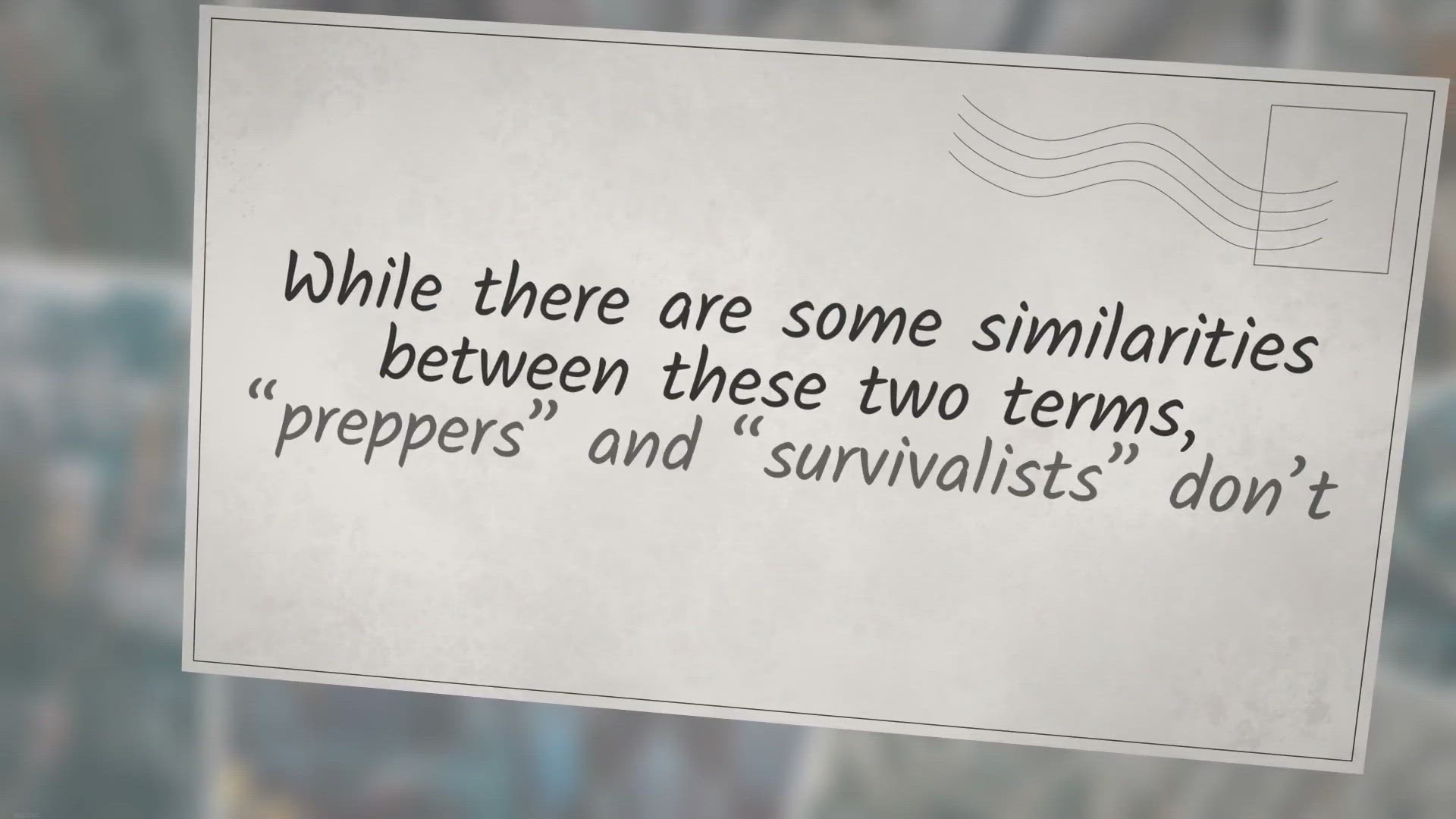 Video thumbnail for Prepper vs. Survivalist: The Differences Explained