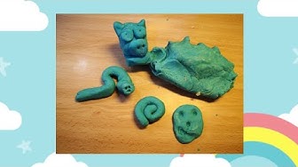 Video thumbnail for Receta de plastilina casera. Comestible y no tóxica para niños.