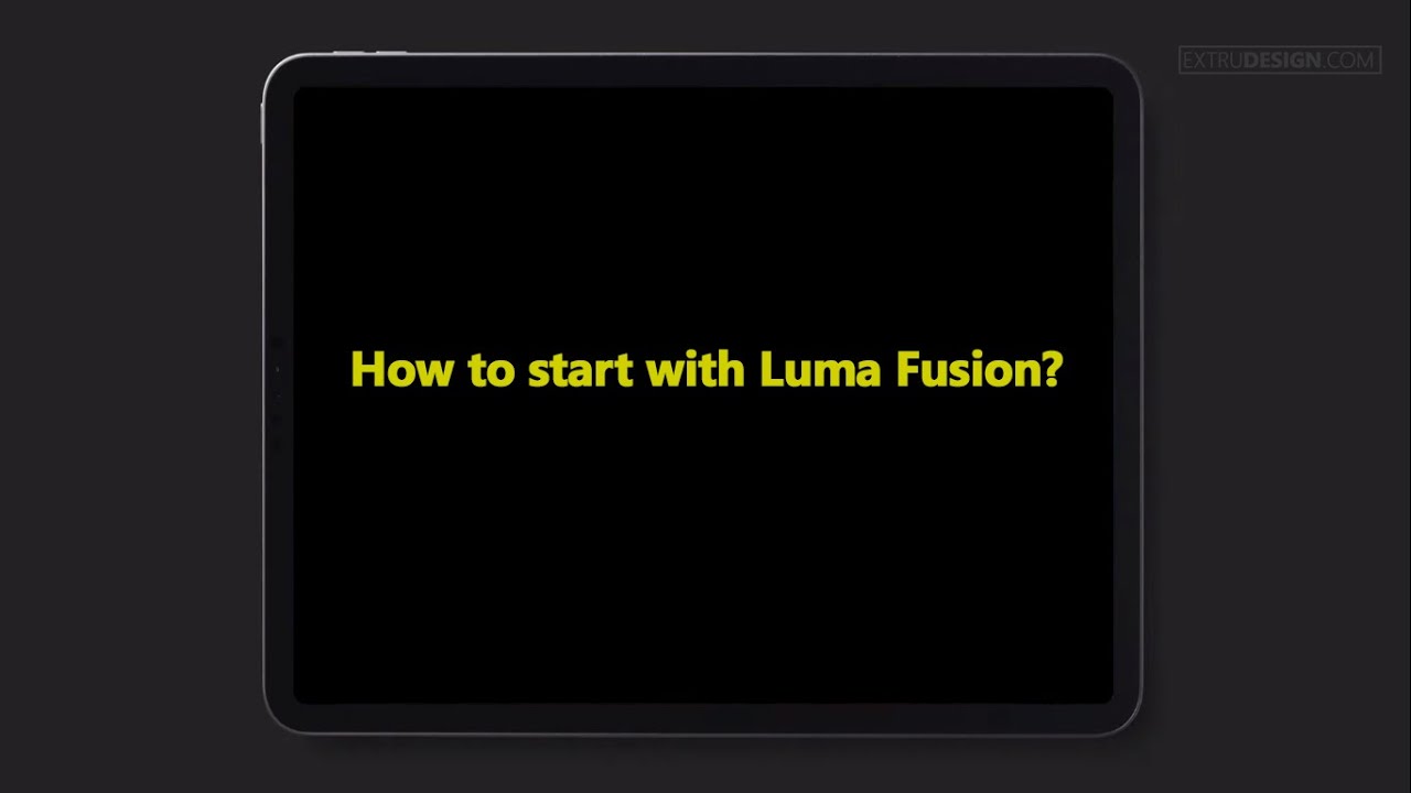 Video thumbnail for How to start with LumaFusion? Beginners Tutorials
