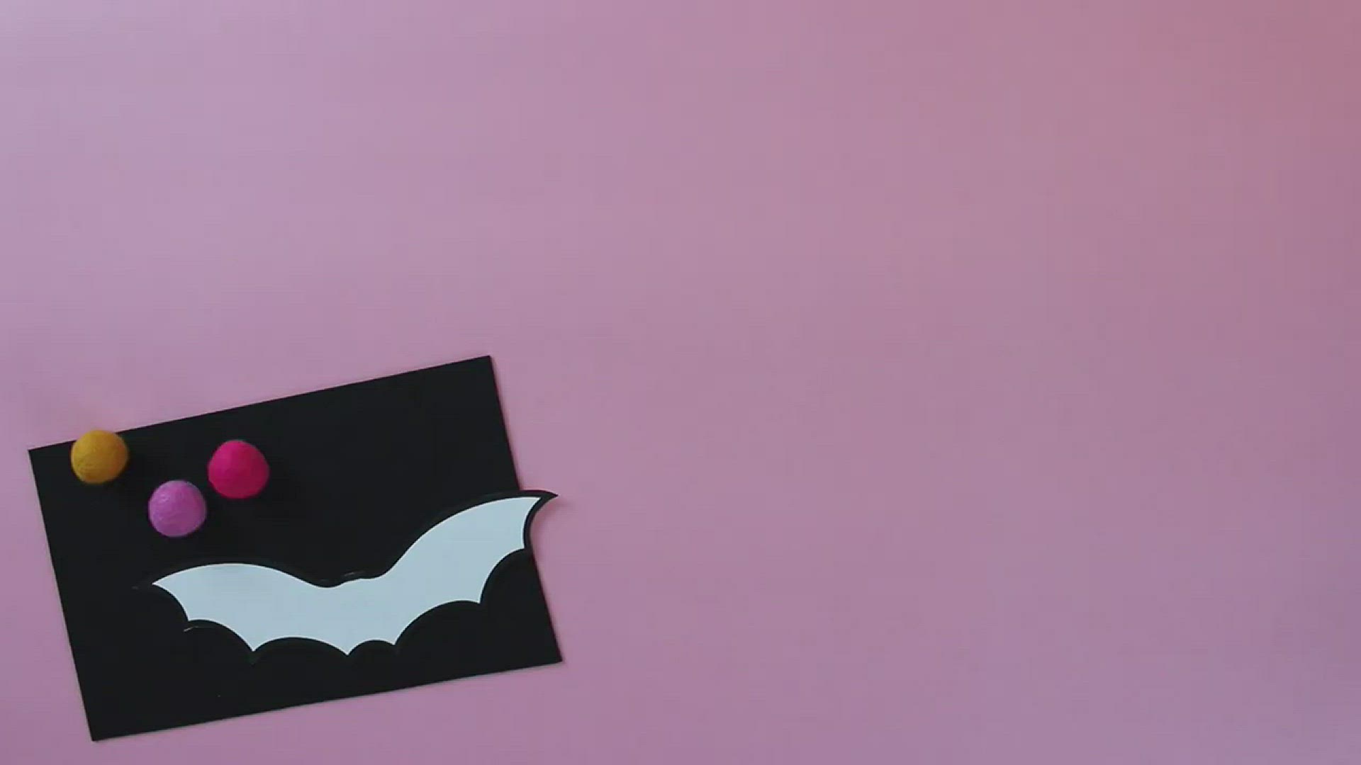 'Video thumbnail for How To Make a DIY Halloween Bat Banner'