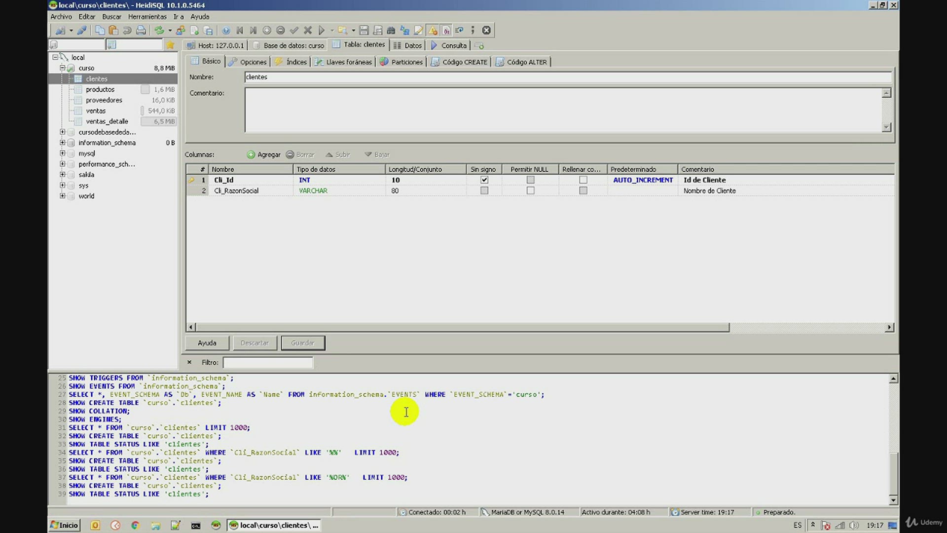 'Video thumbnail for 017 Exportando Datos en HeidiSQL'