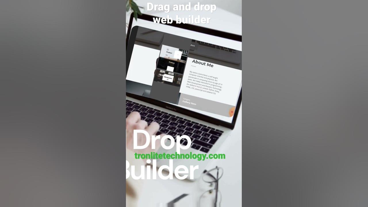 Video thumbnail for drag and drop HTML website template builder #shorts #html #webdesign #webbuilder #builder