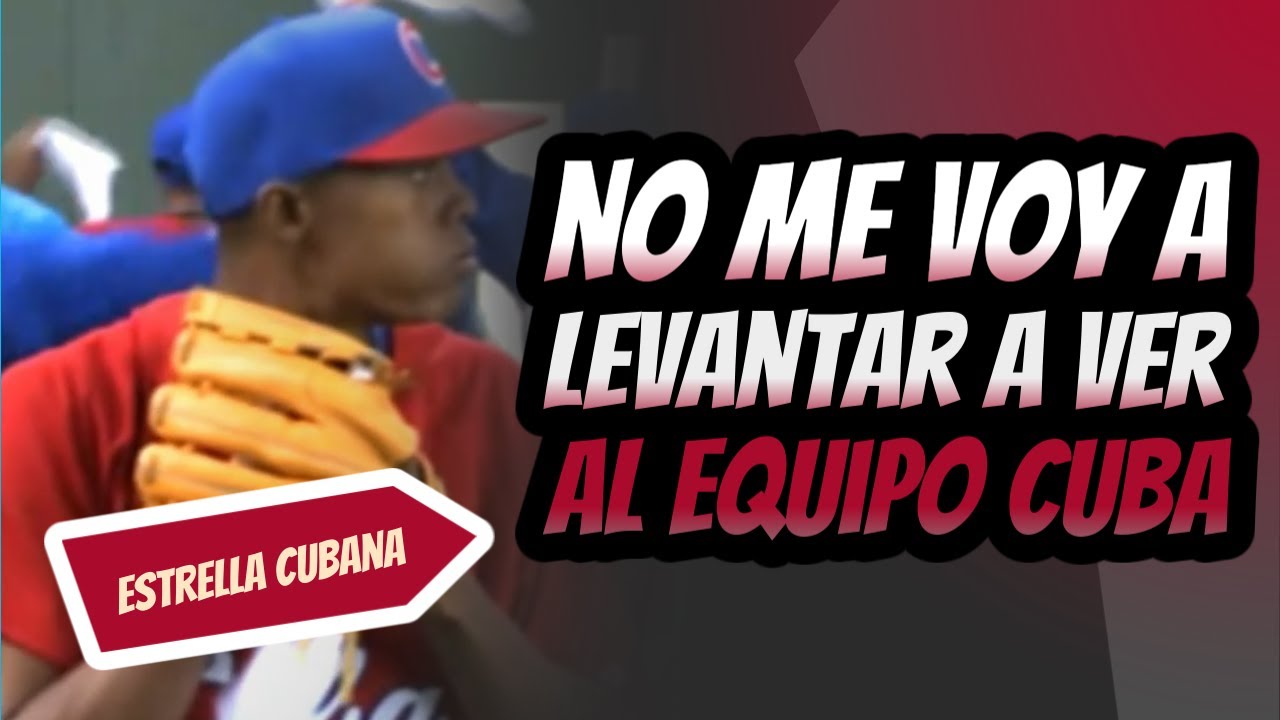 Video thumbnail for CONFESÓ grandesligas cubano: "No me voy a levantar a ver al equipo Cuba en el Clásico Mundial"
