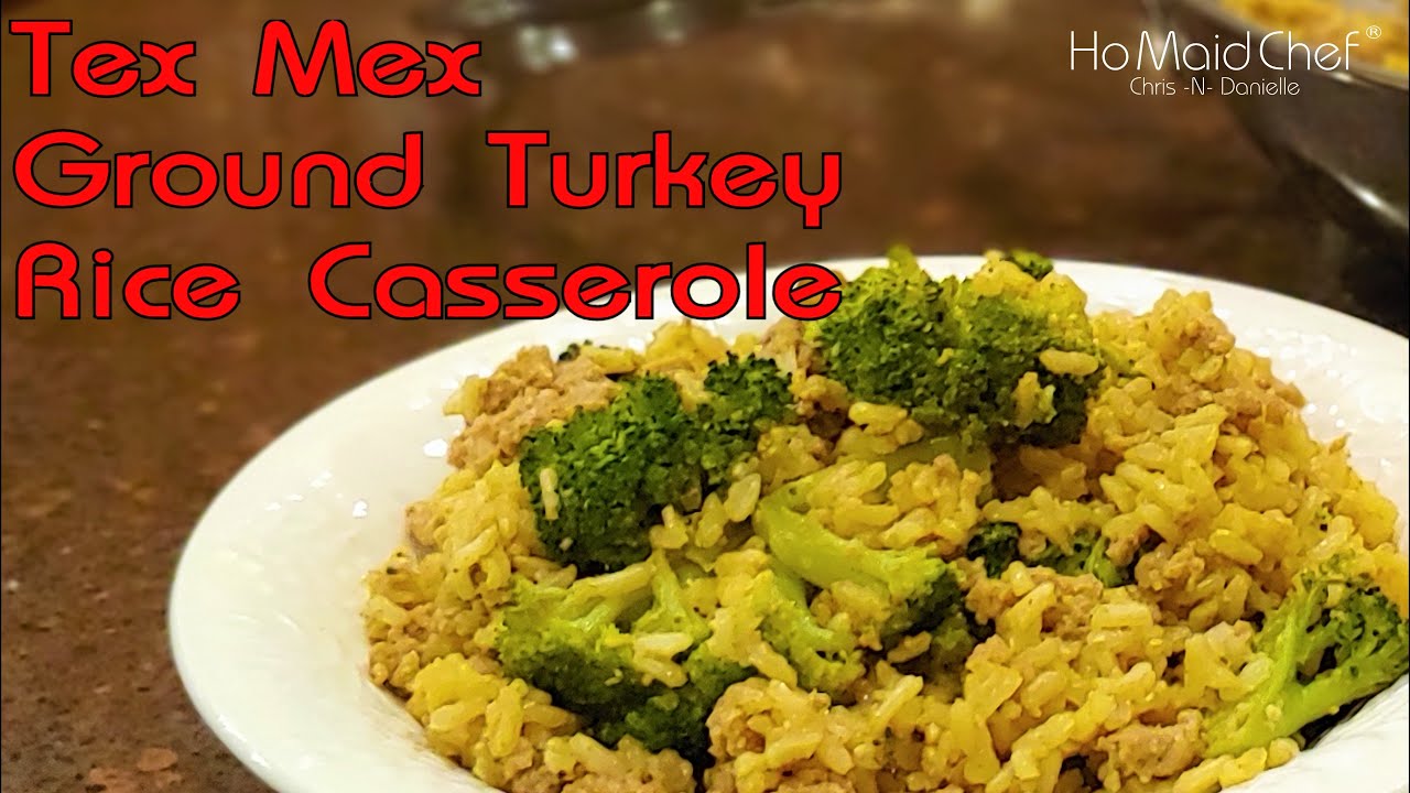 Video thumbnail for Tex Mex Ground Turkey Rice Casserole | Dining In With Danielle