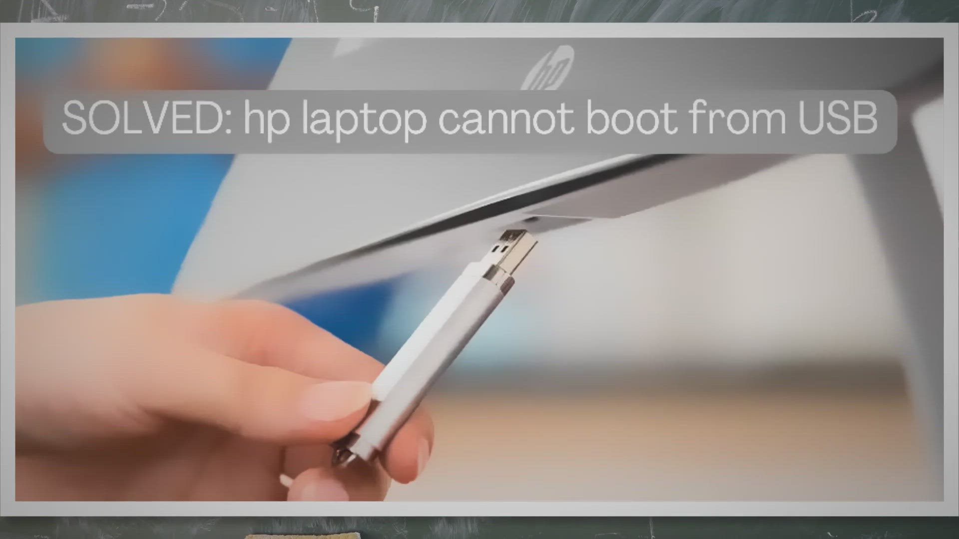 Video thumbnail for SOLVED: Hp Laptop Cannot Boot From USB - Developer Resources