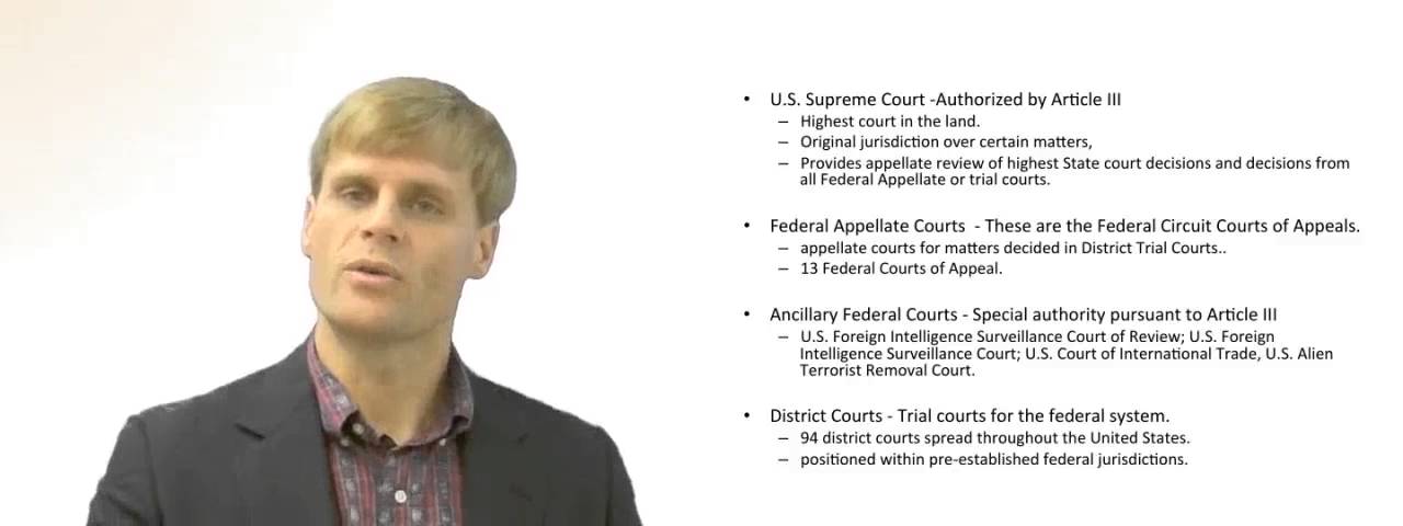 'Video thumbnail for Authority for Judicial System - Article III'