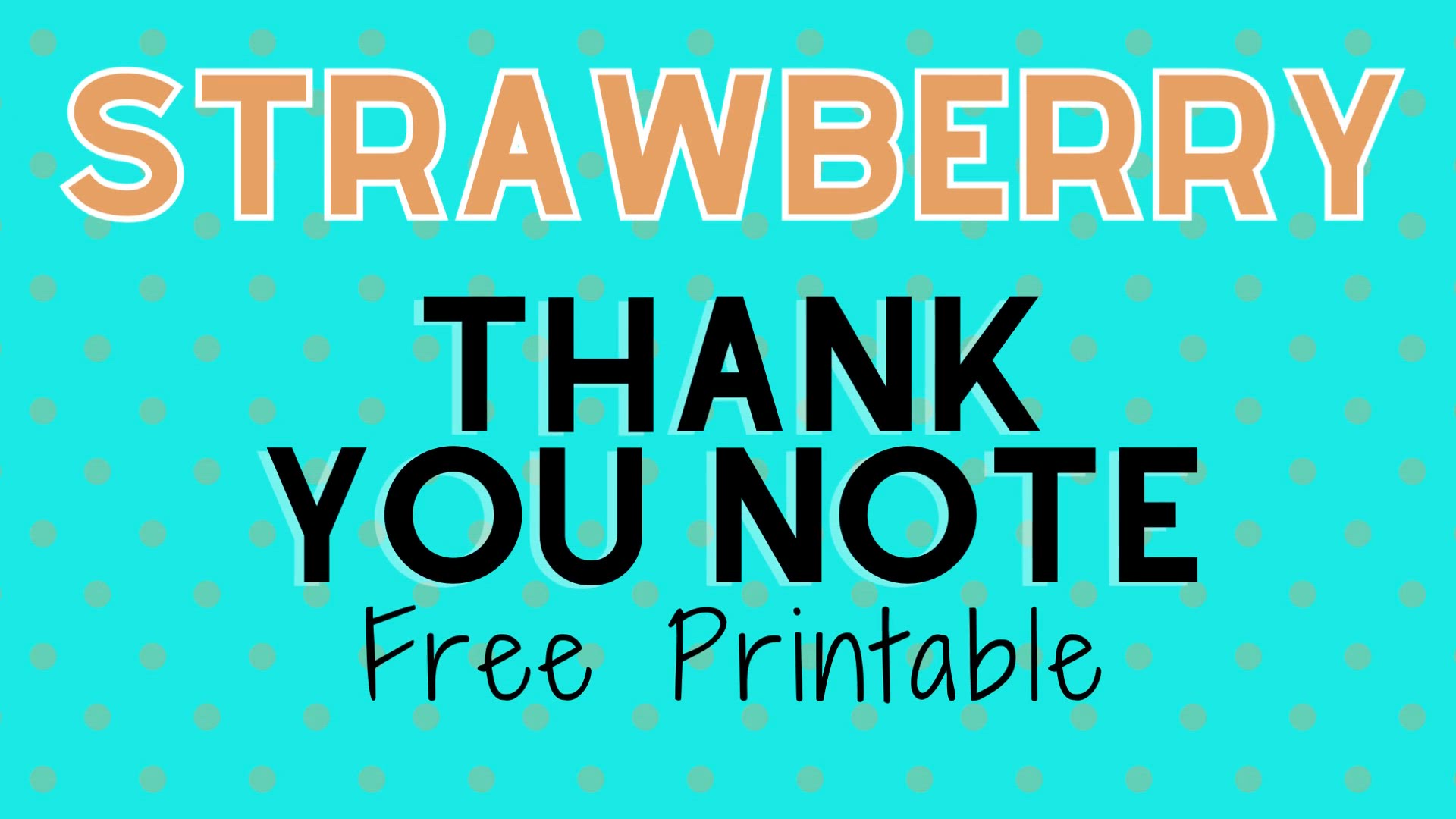 'Video thumbnail for strawberry thank you humix video'
