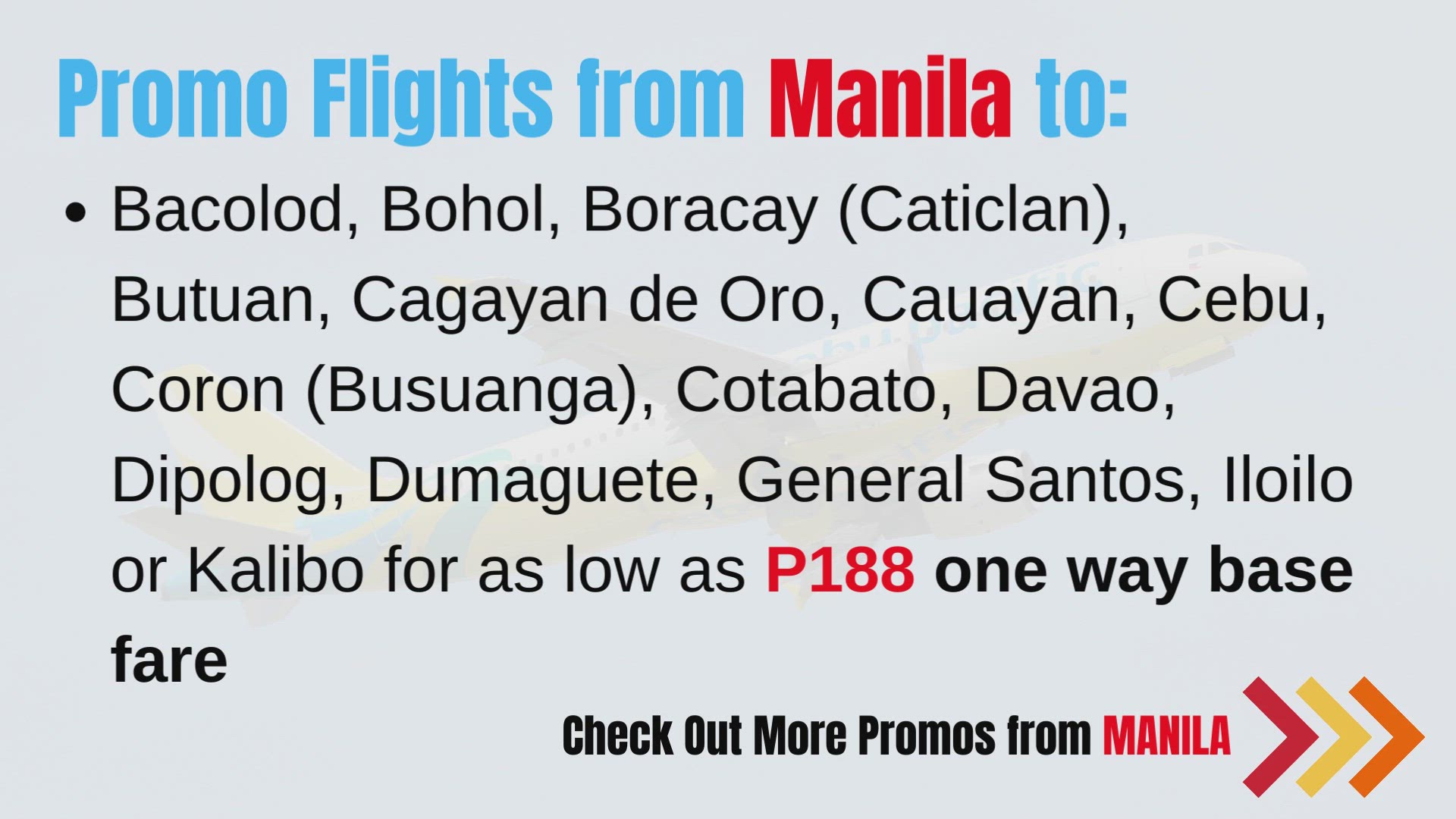 Video thumbnail for Cebu Pacific Promo 2022 2023 Sale For as Low as P188 One Way Base Fare