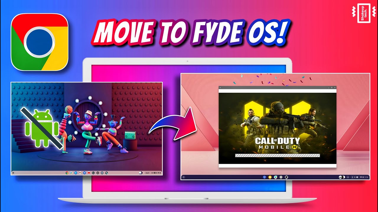 Video thumbnail for MOVE From Chrome OS Flex to FYDE OS with Android and Google Play Store !
