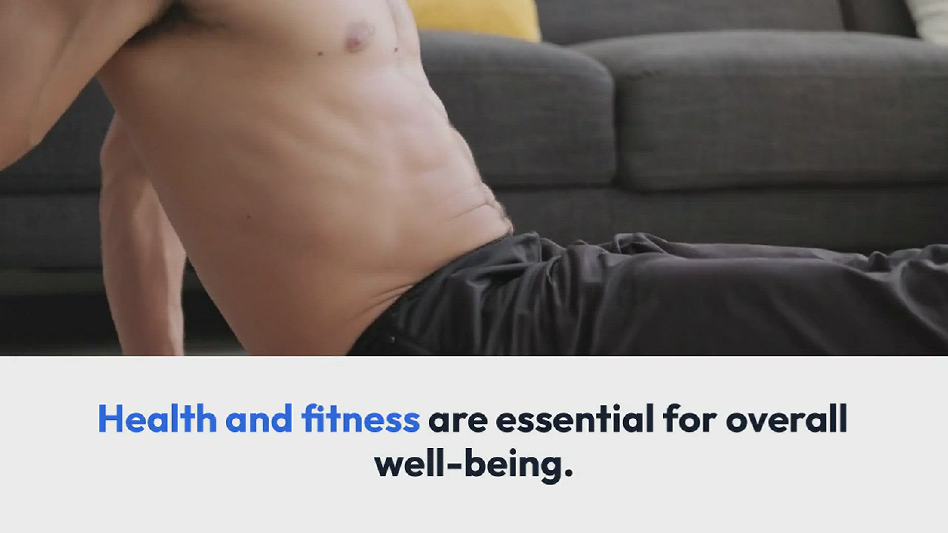 Video thumbnail for Health And Fitness