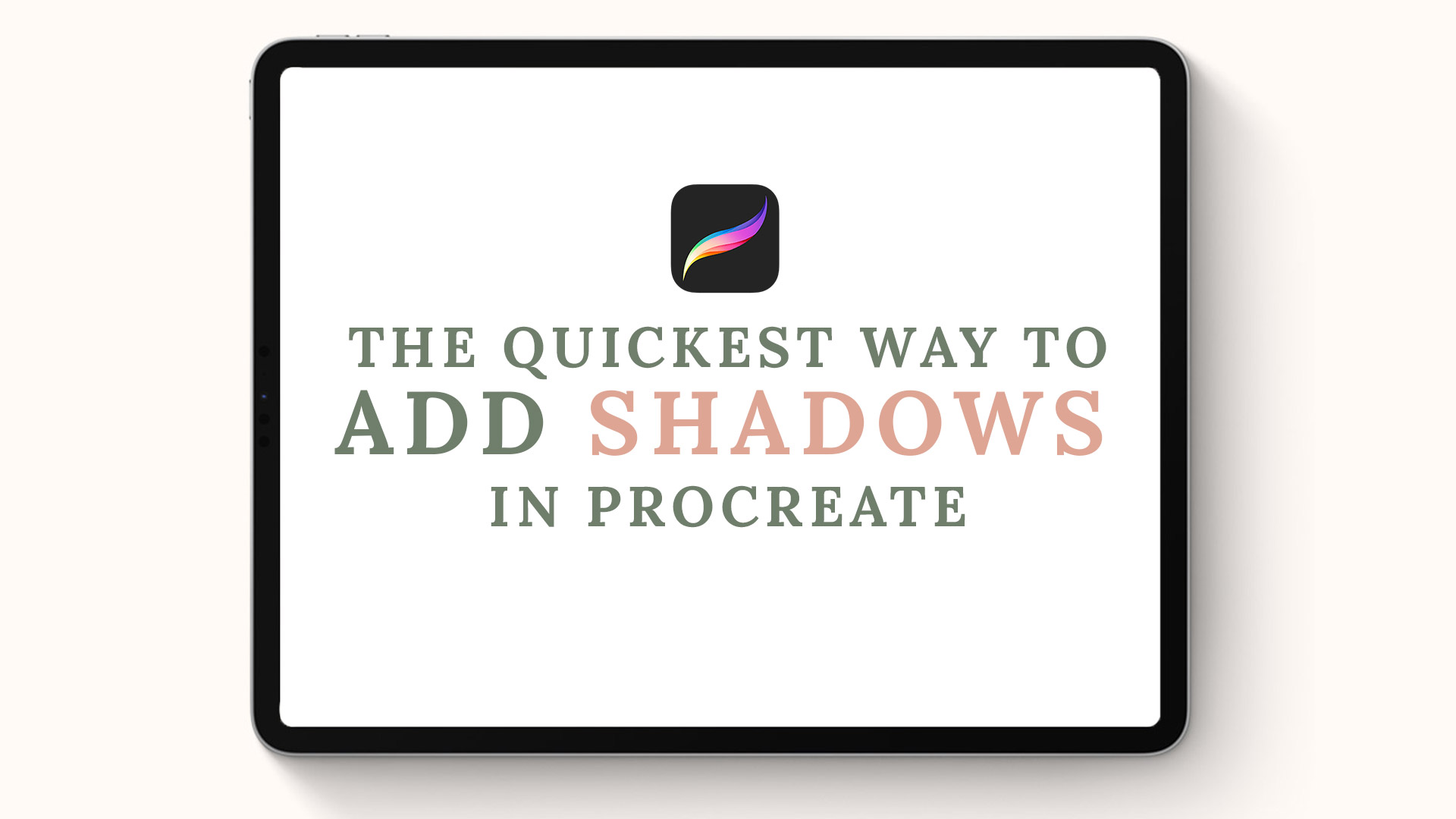 Video thumbnail for The quickest way to add shadows in Procreate | 4 Steps