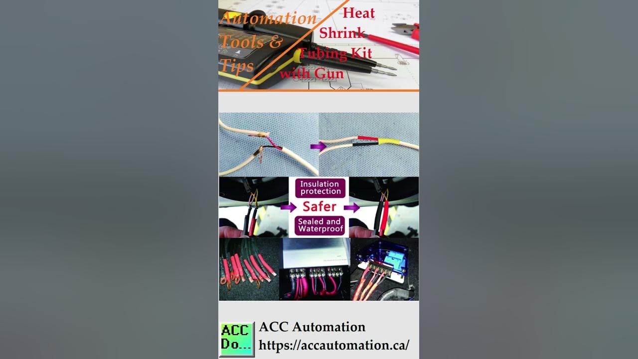 'Video thumbnail for Automation Tools - Heat Shrink Tubing Kit with Gun'