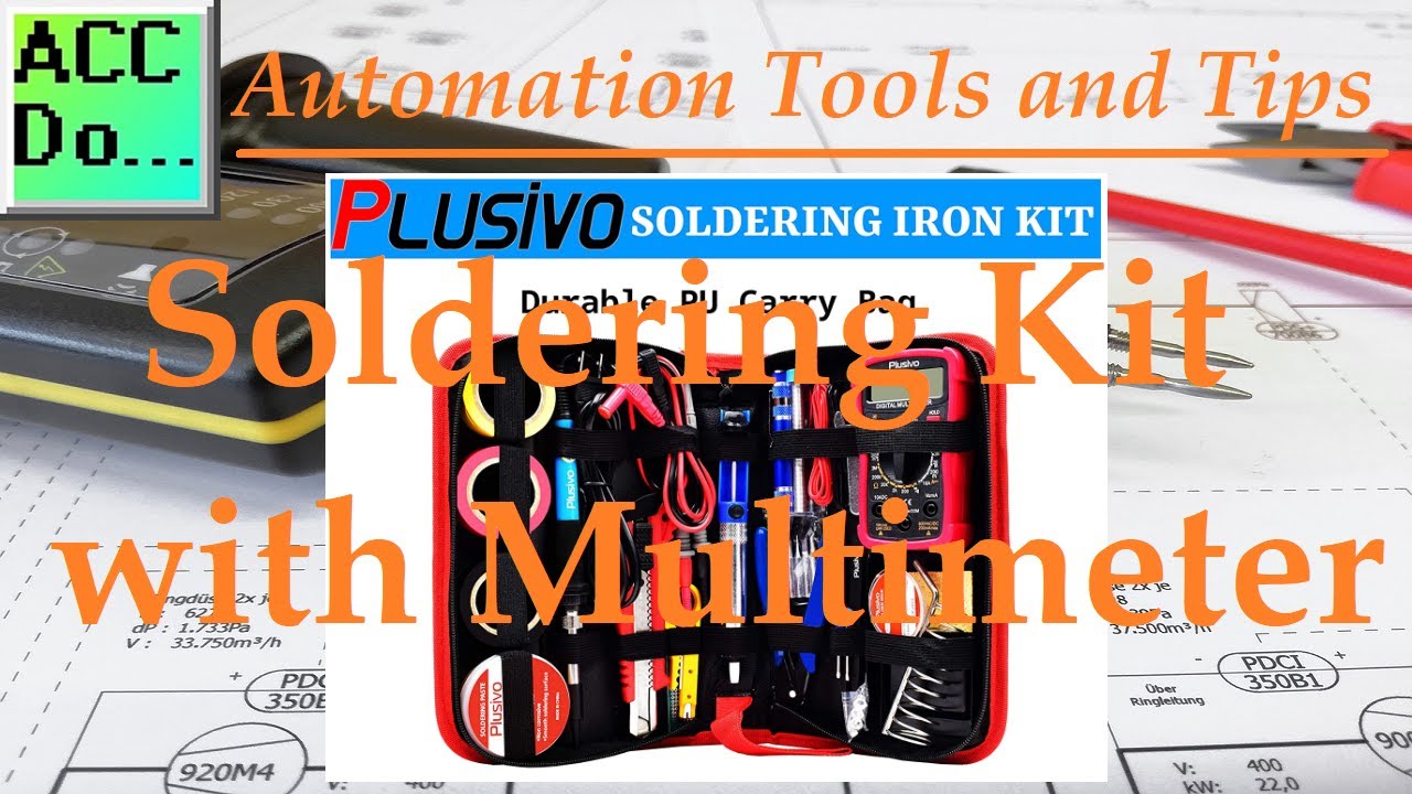 'Video thumbnail for Automation Tools - Soldering Kit with Multimeter'