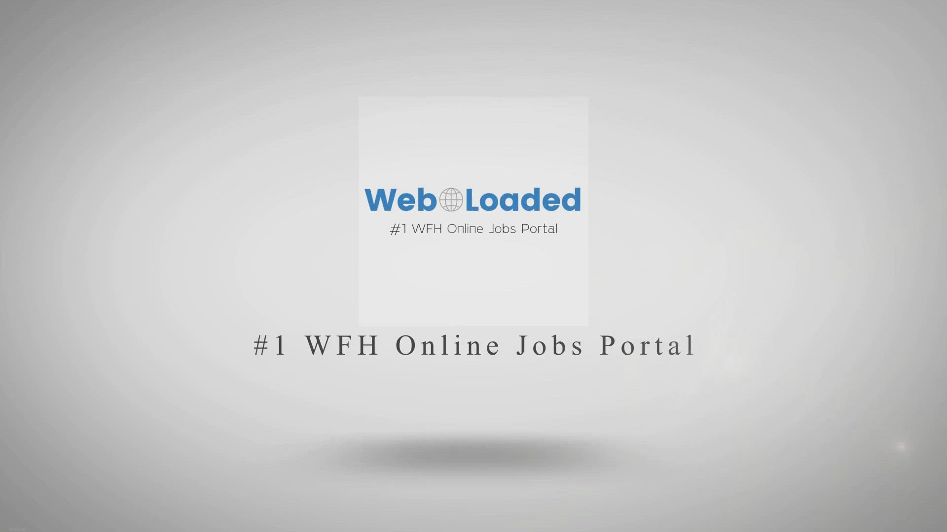 Video thumbnail for #1 WFH Online Jobs Portal