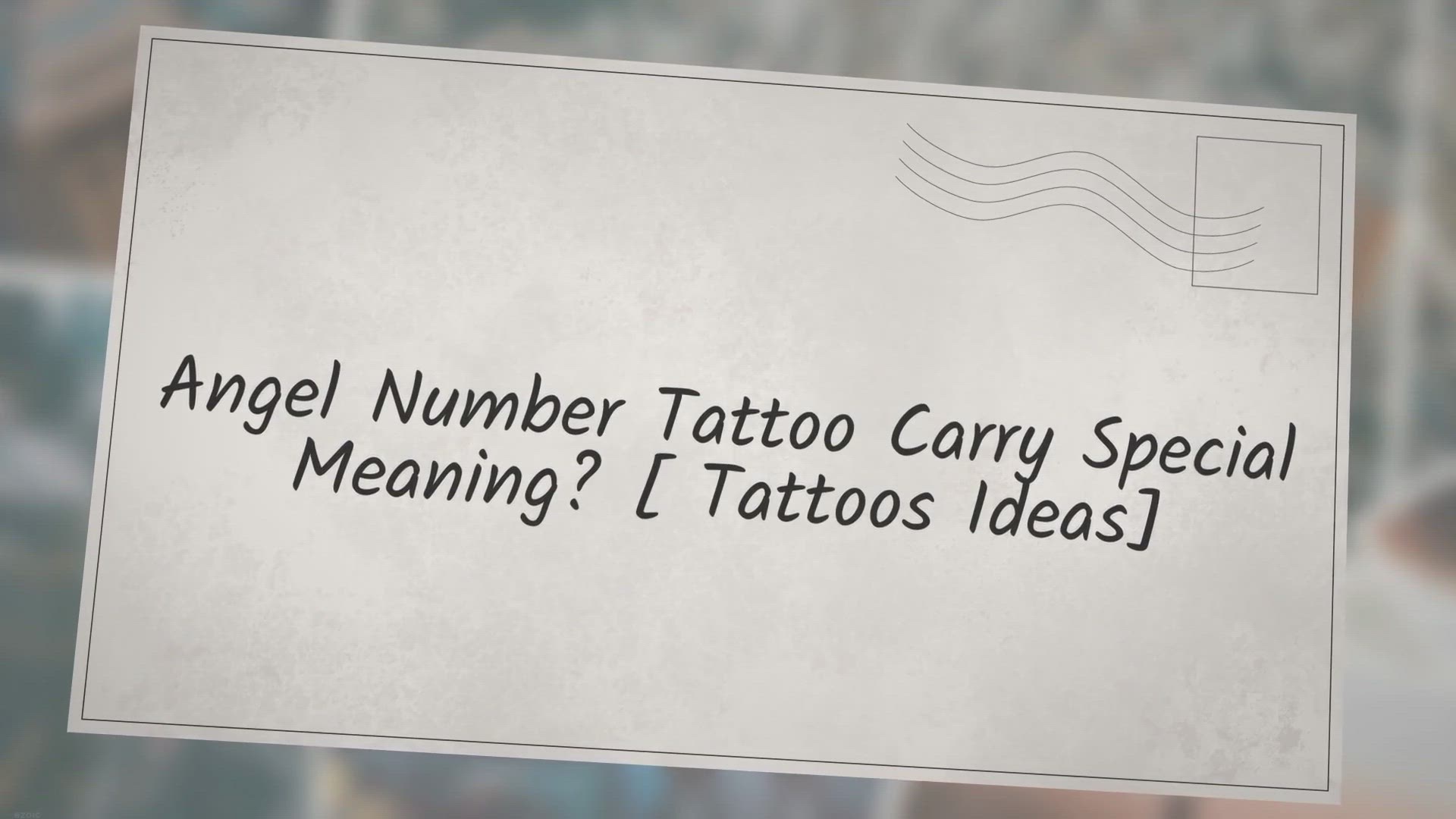 Video thumbnail for Angel Number Tattoo Carry Special Meaning? [ Tattoos Ideas]