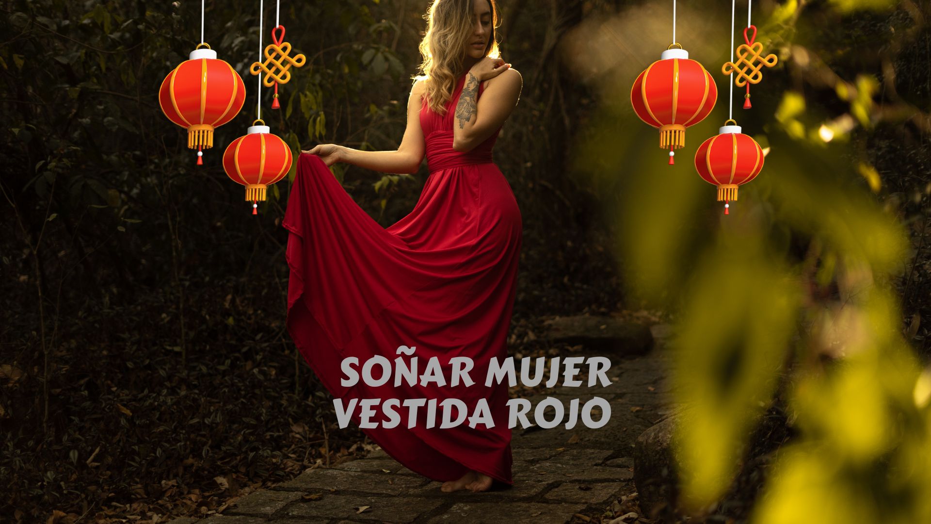 'Video thumbnail for Soñar con mujer vestida de rojo, significado, interpretación video'