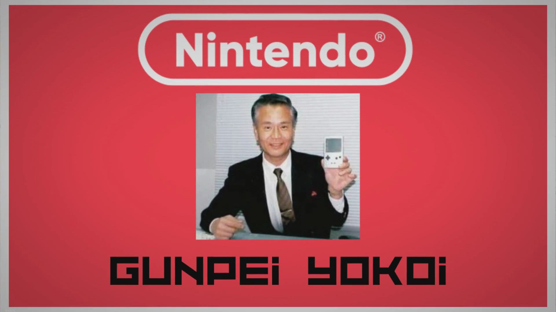 'Video thumbnail for Gunpei Yokoi: The Ingenious Inventor Behind the Game Boy and Metroid Series'